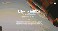 Desktop Screenshot of followme2africa.com