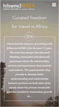 Mobile Screenshot of followme2africa.com